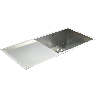 960x450mm Handmade Stainless Steel Undermount / Topmount Kitchen Sink with Waste