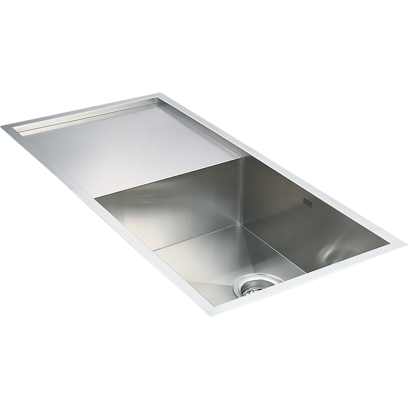 960x450mm Handmade Stainless Steel Undermount / Topmount Kitchen Sink with Waste