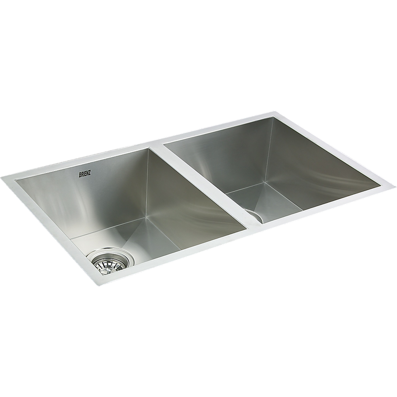 770x450mm Handmade Stainless Steel Undermount / Topmount Kitchen Sink with Waste