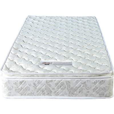 PALERMO Single Luxury Latex Pillow Top Topper Spring Mattress