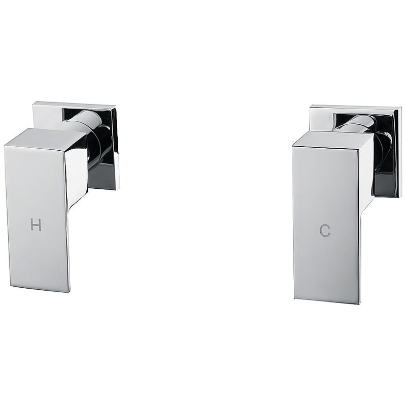 Chrome Bathroom Shower / Bath Mixer Tap Set w/ WaterMark