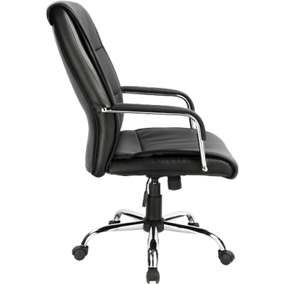 PU Leather Office Chair Executive Padded Black