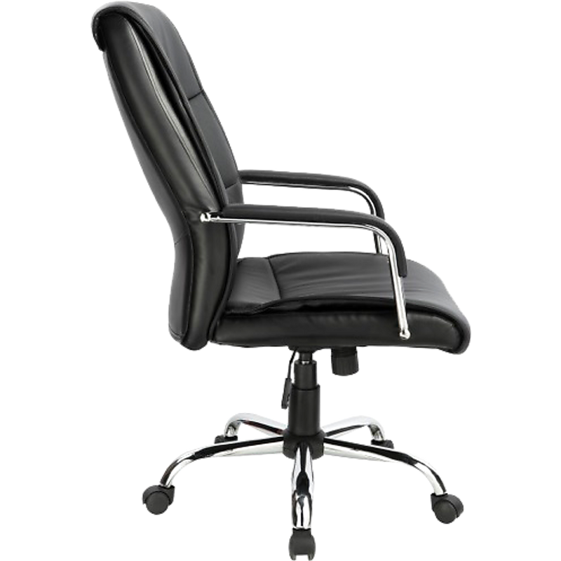 PU Leather Office Chair Executive Padded Black