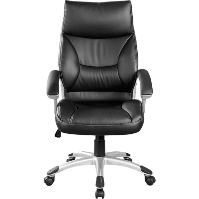 PU Leather Office Chair Executive Padded Black