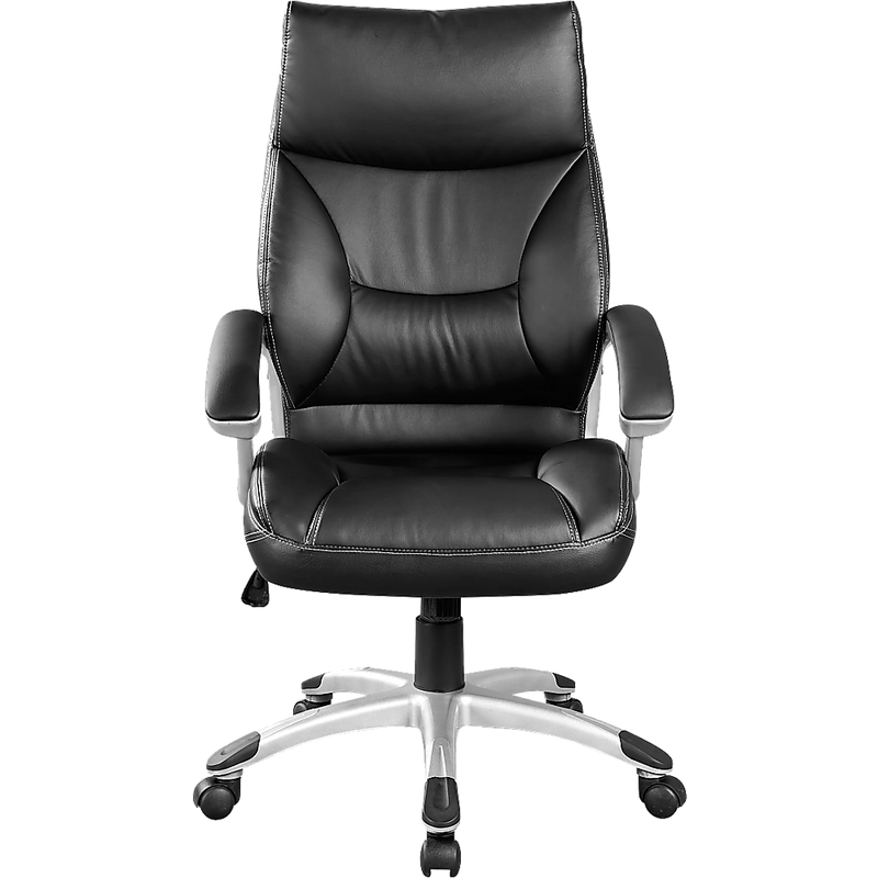 PU Leather Office Chair Executive Padded Black