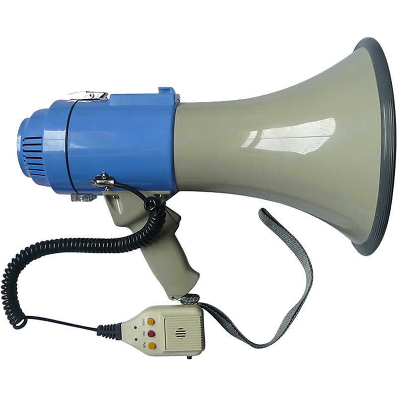 25W Megaphone PA System Loud Speaker Voice Recorder