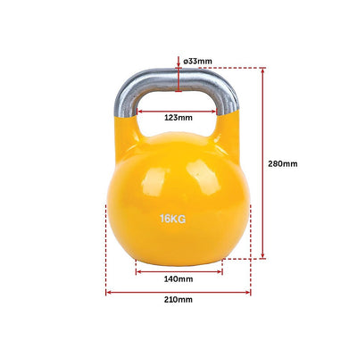 16KG Pro-Grade Steel KettleBell