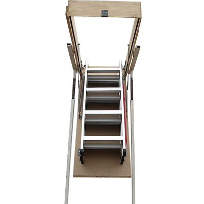 Deluxe Aluminium Attic Loft Ladder - 2700mm to 3050mm