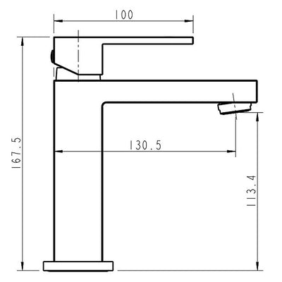 Basin Mixer Tap Faucet -Kitchen Laundry Bathroom Sink