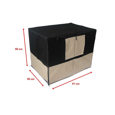 36" Pet Dog Crate with Waterproof Cover