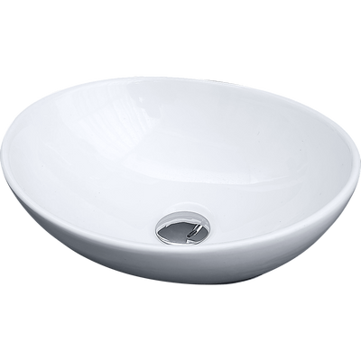 Above Counter Bathroom Vanity Oval Ceramic Basin