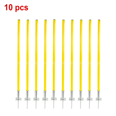 Agility Slalom Training Poles Soccer Rugby Set