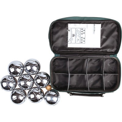 Deluxe Boules Bocce 8 Alloy Ball Set