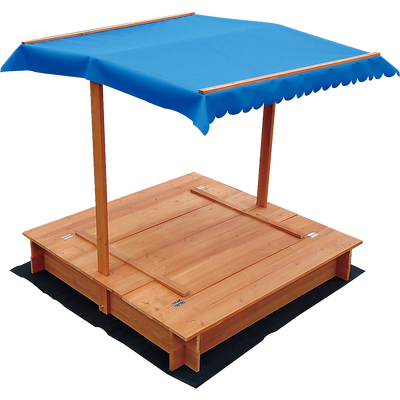 Kids Wooden Toy Sandpit with Canopy