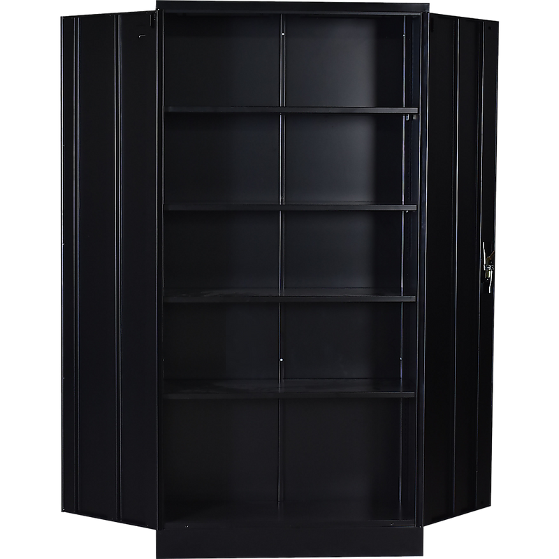 Two-Door Shelf Office Gym Filing Storage Locker Cabinet Safe