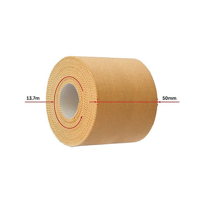 Premium Rigid Sports Strapping Tape - 3 Rolls of 50mm X 13.7M