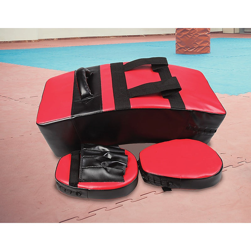 Kicking Boxing Sparring Shield & Punching Pad Mitts Combo