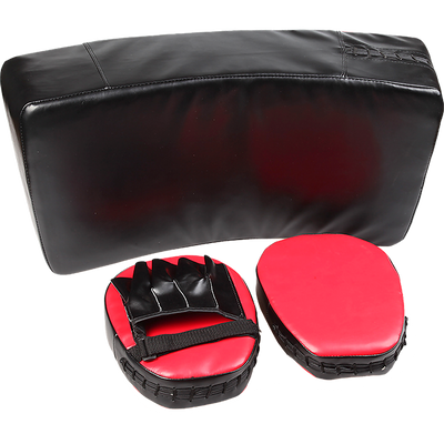 Kicking Boxing Sparring Shield & Punching Pad Mitts Combo