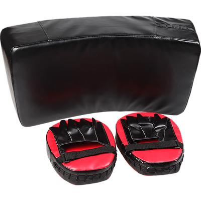 Kicking Boxing Sparring Shield & Punching Pad Mitts Combo