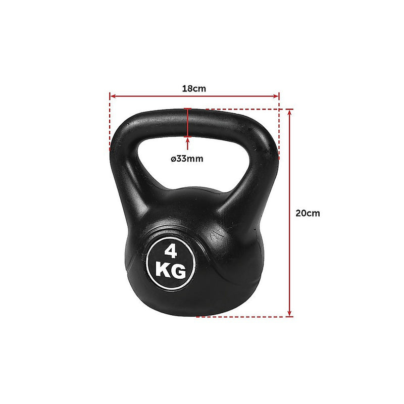 4pcs Exercise Kettle Bell Weight Set 20KG