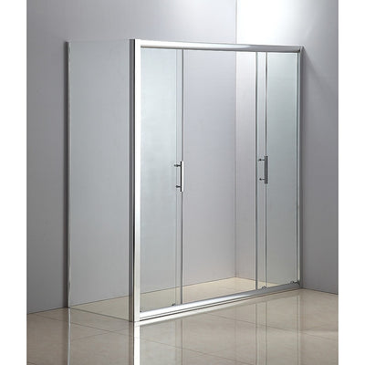 1700 X 700 Sliding Door Safety Glass Shower Screen By Della Francesca