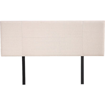 Linen Fabric Queen Bed Headboard Bedhead - Beige