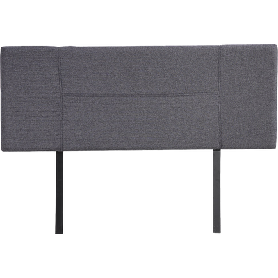 Linen Fabric Double Bed Headboard Bedhead - Grey