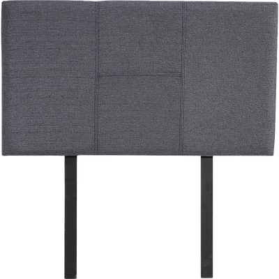 Linen Fabric Single Bed Headboard Bedhead - Grey