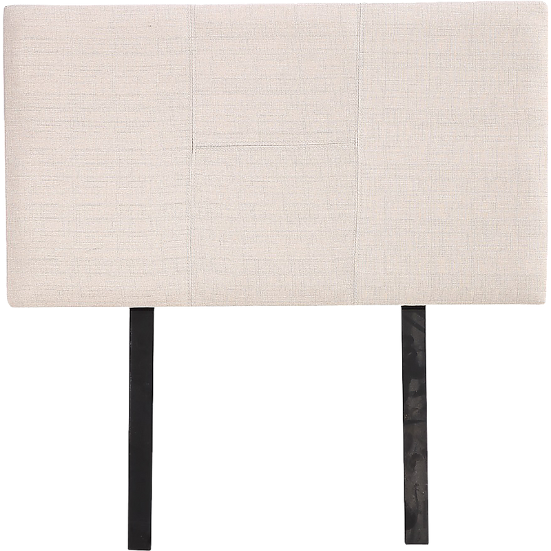 Linen Fabric Single Bed Headboard Bedhead - Beige