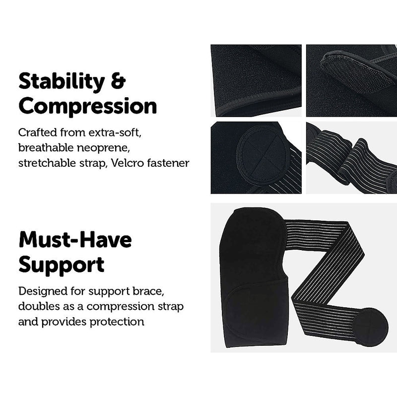 Adjustable Shoulder Support Brace Strap Compression Bandage Wrap