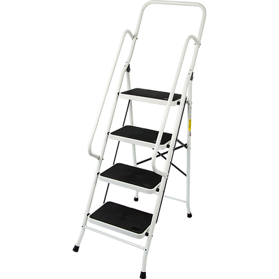 Foldable Non Slip 4 Step Steel Ladder