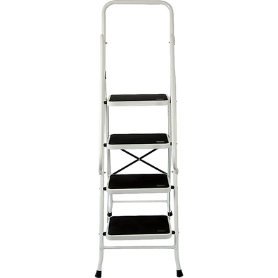 Foldable Non Slip 4 Step Steel Ladder