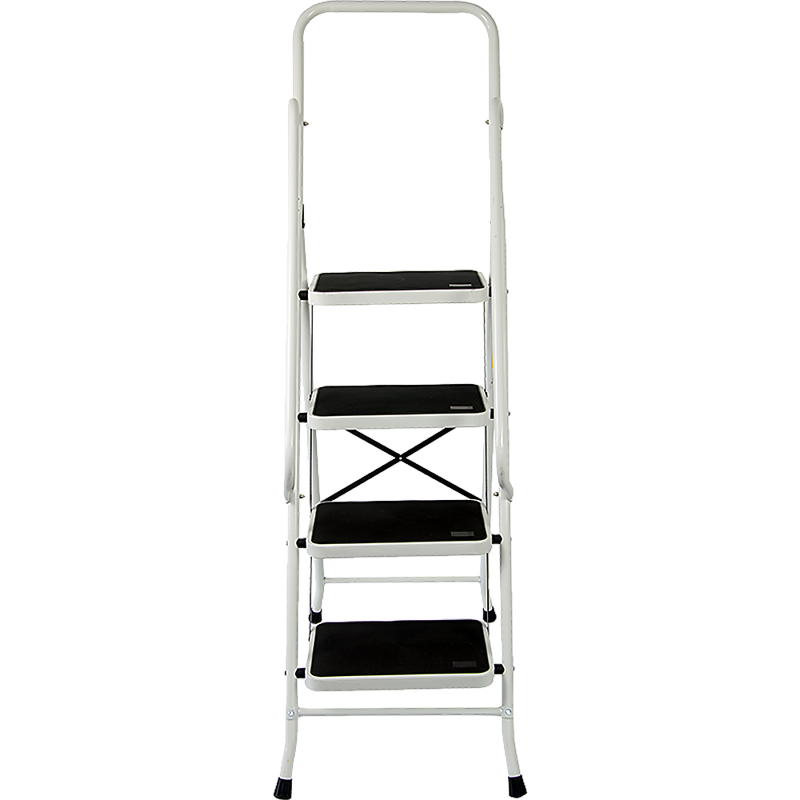 Foldable Non Slip 4 Step Steel Ladder