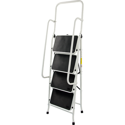 Foldable Non Slip 4 Step Steel Ladder