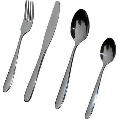 32 Piece Stainless Steel Cutlery Set Knives Fork Spoon Teaspoon