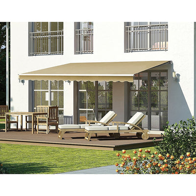 5.0x2.5m Automatic Outdoor Motorised Folding Arm Awning