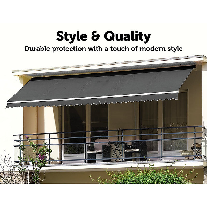 3.5x2.5m Automatic Outdoor Motorised Folding Arm Awning