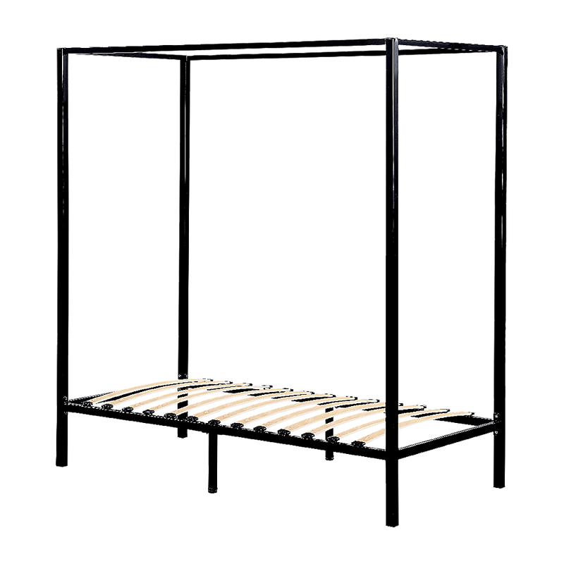 4 Four Poster Single Bed Frame