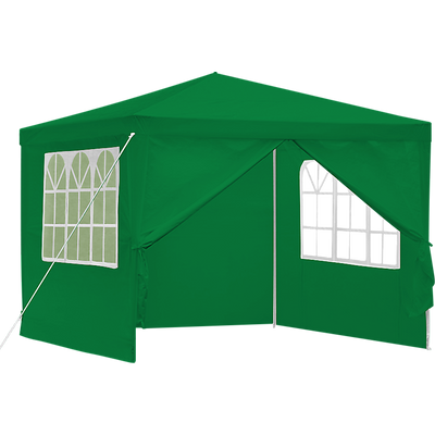 3x3m Gazebo Outdoor Marquee Tent Canopy Green