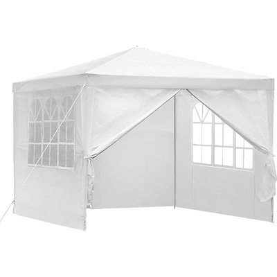 3x3m Gazebo Outdoor Marquee Tent Canopy White