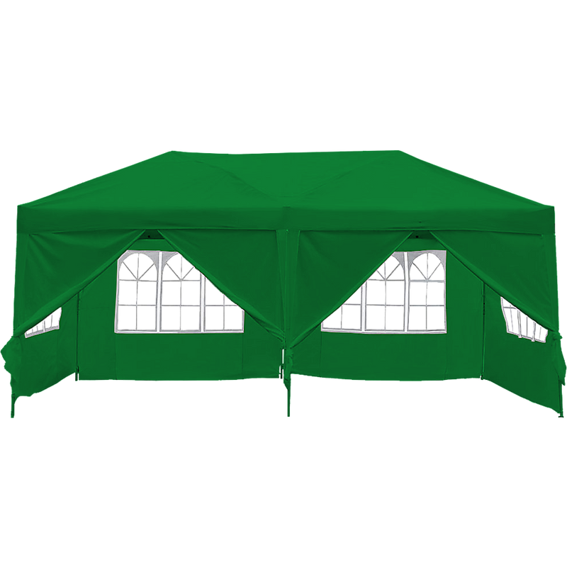 3x6m Gazebo Outdoor Marquee Tent Canopy Green