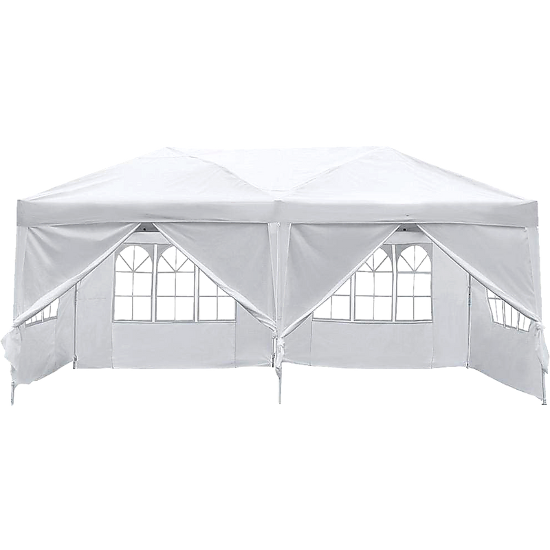 3x6m Gazebo Outdoor Marquee Tent Canopy White