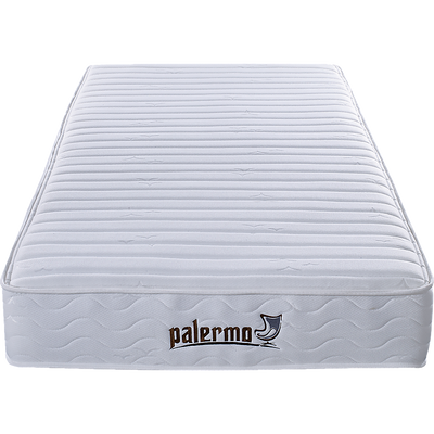 Palermo Contour 20cm Encased Coil Single Mattress CertiPUR-US Certified Foam