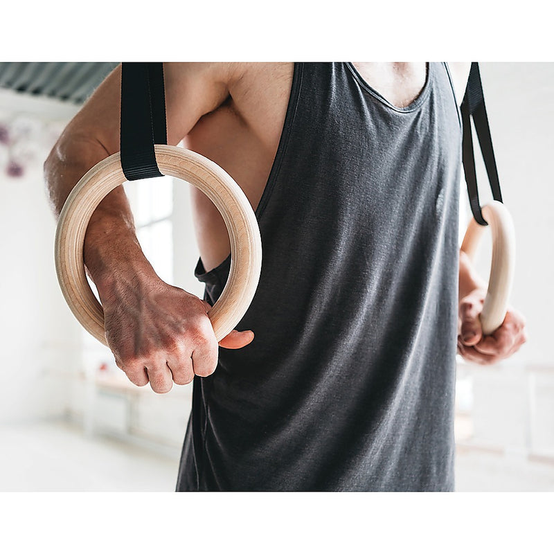 Birch Wood Gymnastic Rings