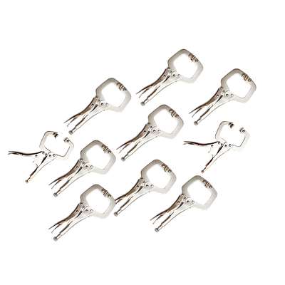 10pc Heavy Duty Steel C-Clamps 6" Mig Welding Locking Plier Vice Grip