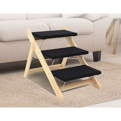 3 Steps Portable Dog Cat Pet Stairs