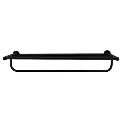 Classic Towel Bar Rail Bathroom Electroplated Matte Black Finish