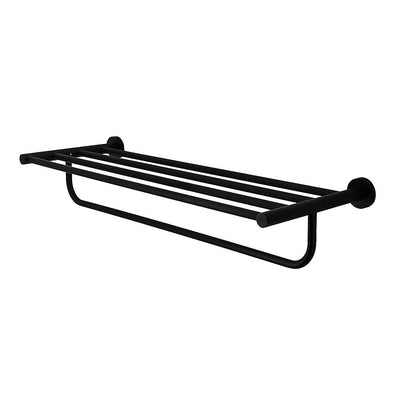 Classic Towel Bar Rail Bathroom Electroplated Matte Black Finish