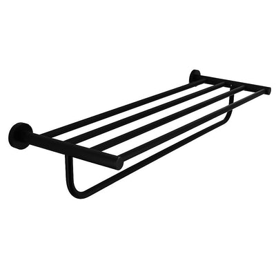 Classic Towel Bar Rail Bathroom Electroplated Matte Black Finish