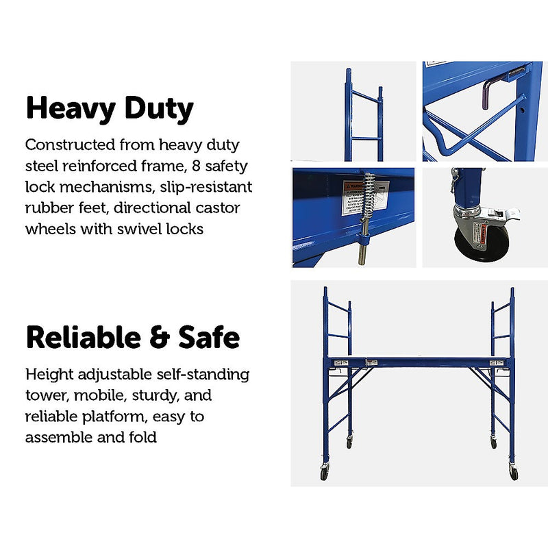 Mobile Safety High Scaffold / Ladder Tool -450KG